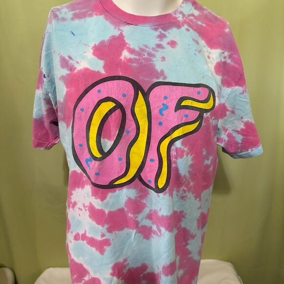 Odd Future Other - Odd Future Wolf Gang Kill Them All Tyler the Creator Tye Dye Men's Shirt Large C